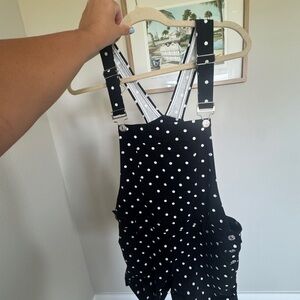 Polka dot Overall shorts SIZE 27